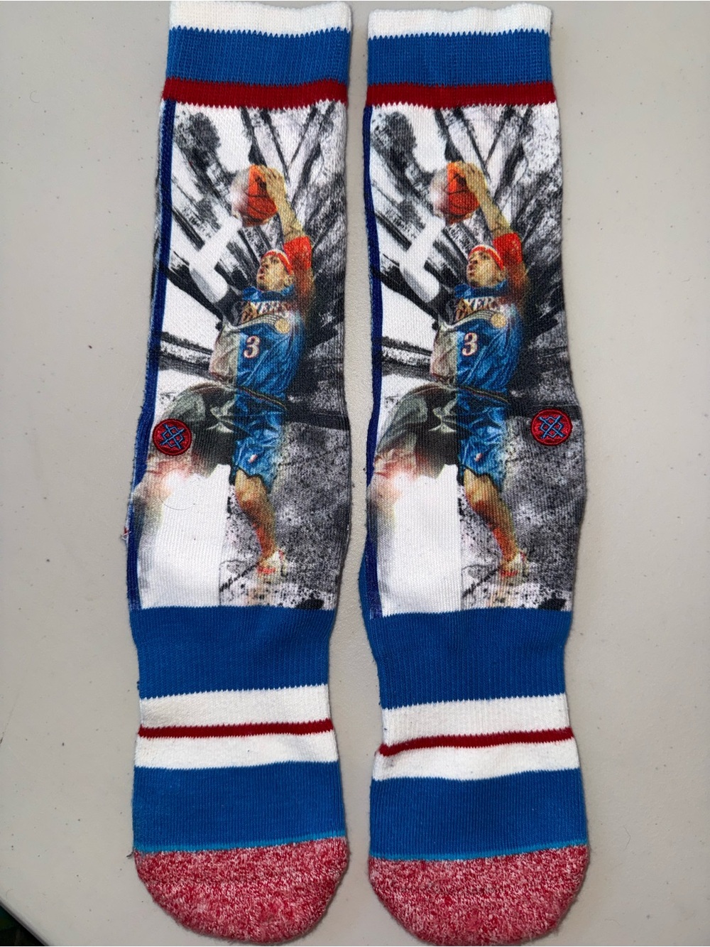 Stance Allan Iverson Philadelphia 76ers Socks
